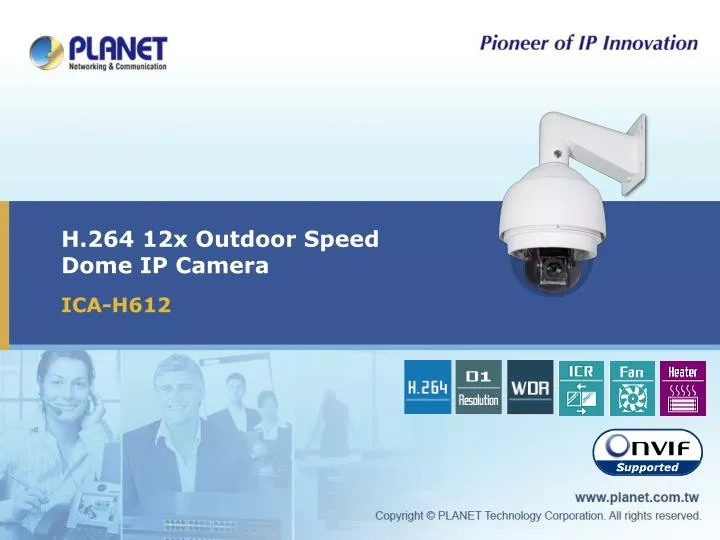 h 264 12x outdoor speed dome ip camera n.