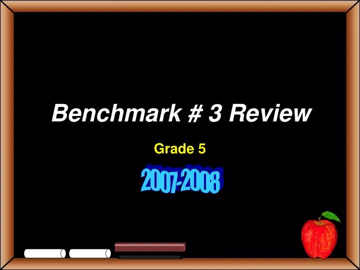 benchmark 3 review n.