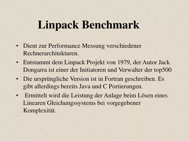 Linpack был внезапно завершен недостаточно памяти