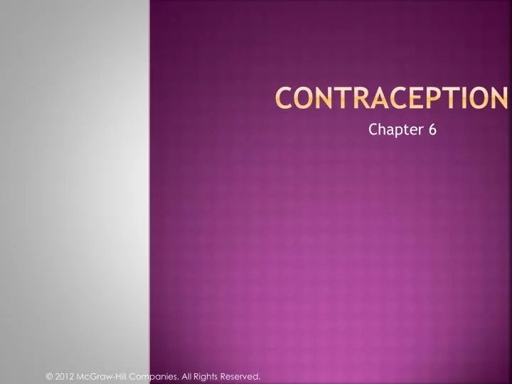 contraception n.