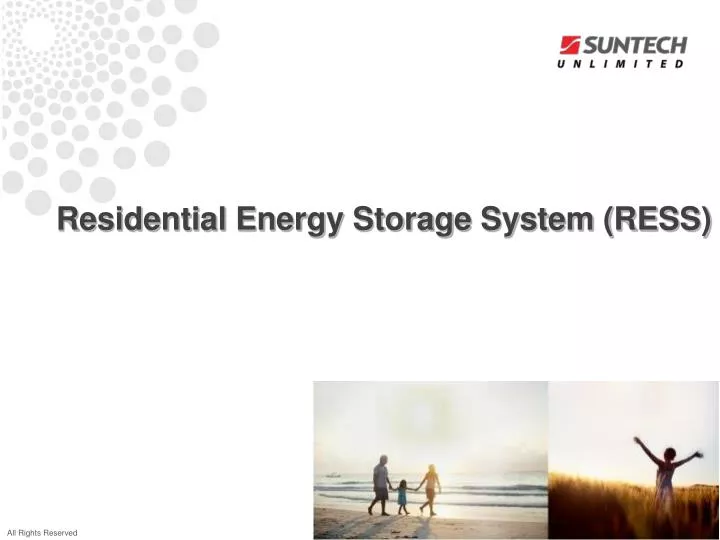 residential energy storage system ress n.