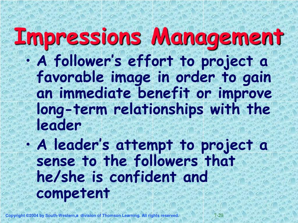self impression management definition self impression management definition