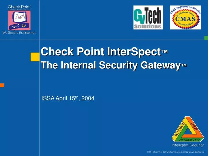 check point interspect the internal security gateway n.