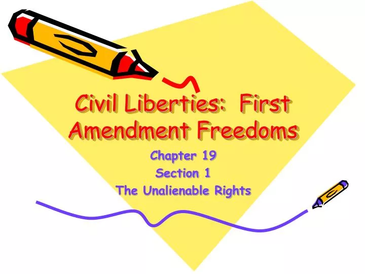 civil liberties first amendment freedoms n.