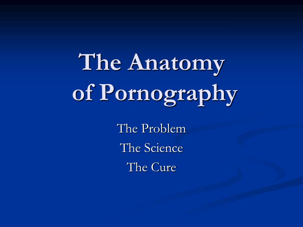 Anatomy of porn