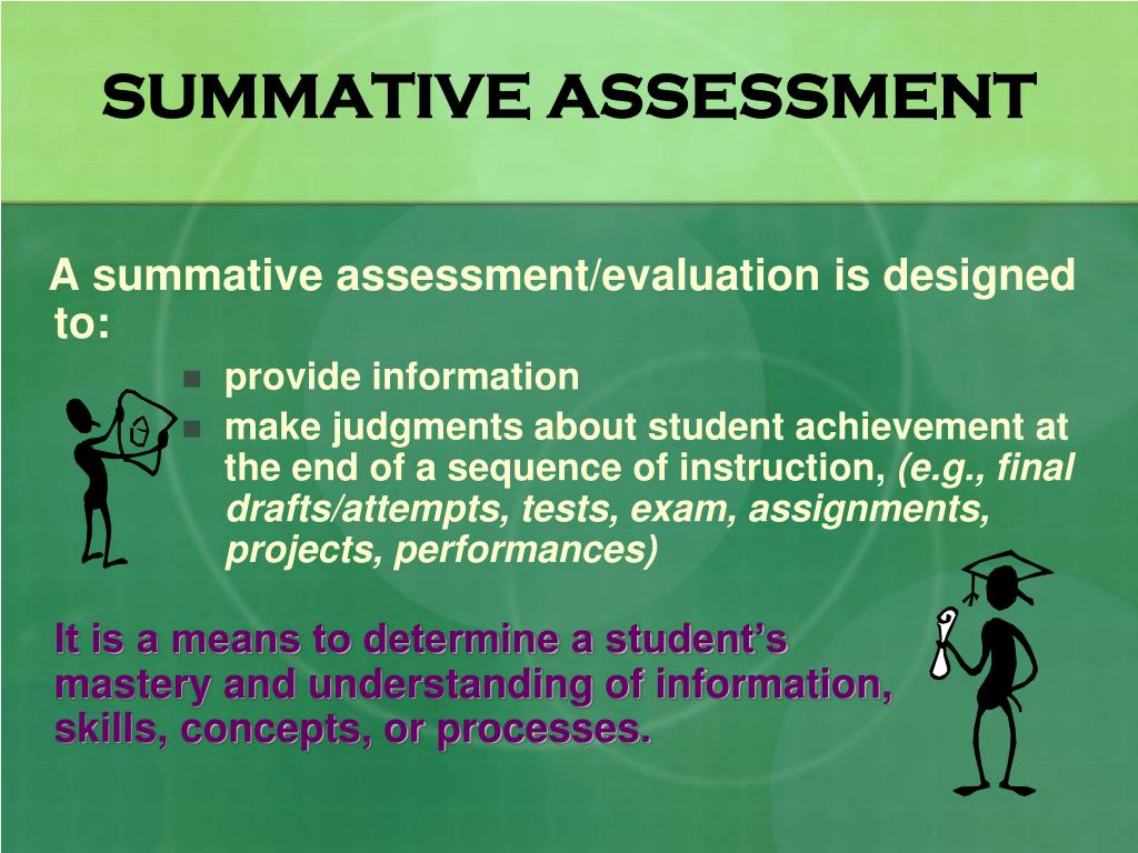 summative assessment presentation