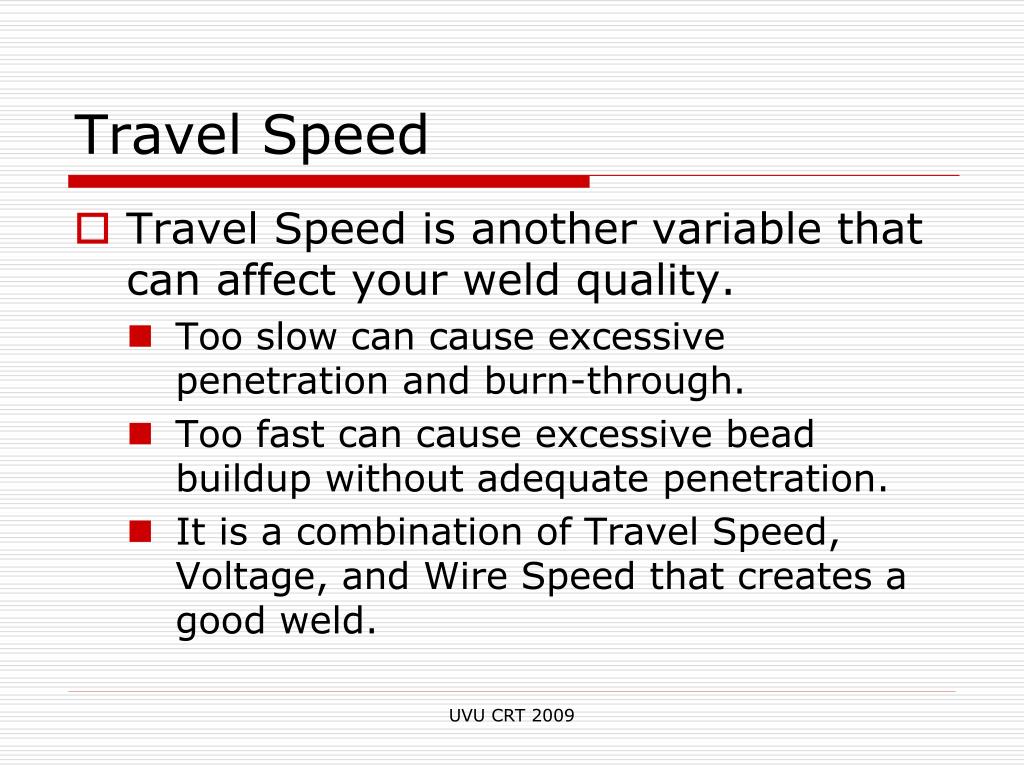 travel speed vs print speed