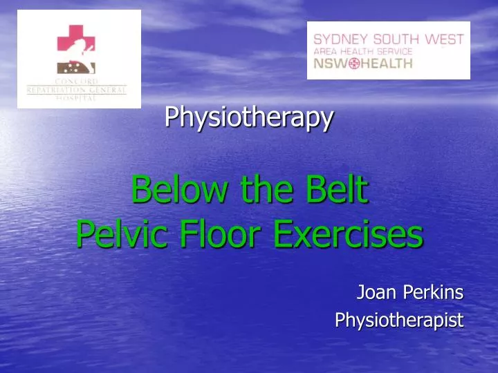 physiotherapy below the belt pelvic floor exercises n.