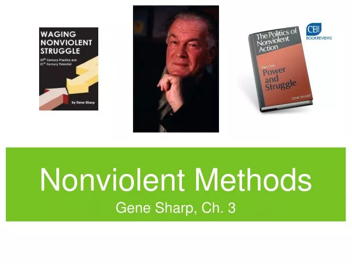 nonviolent methods n.