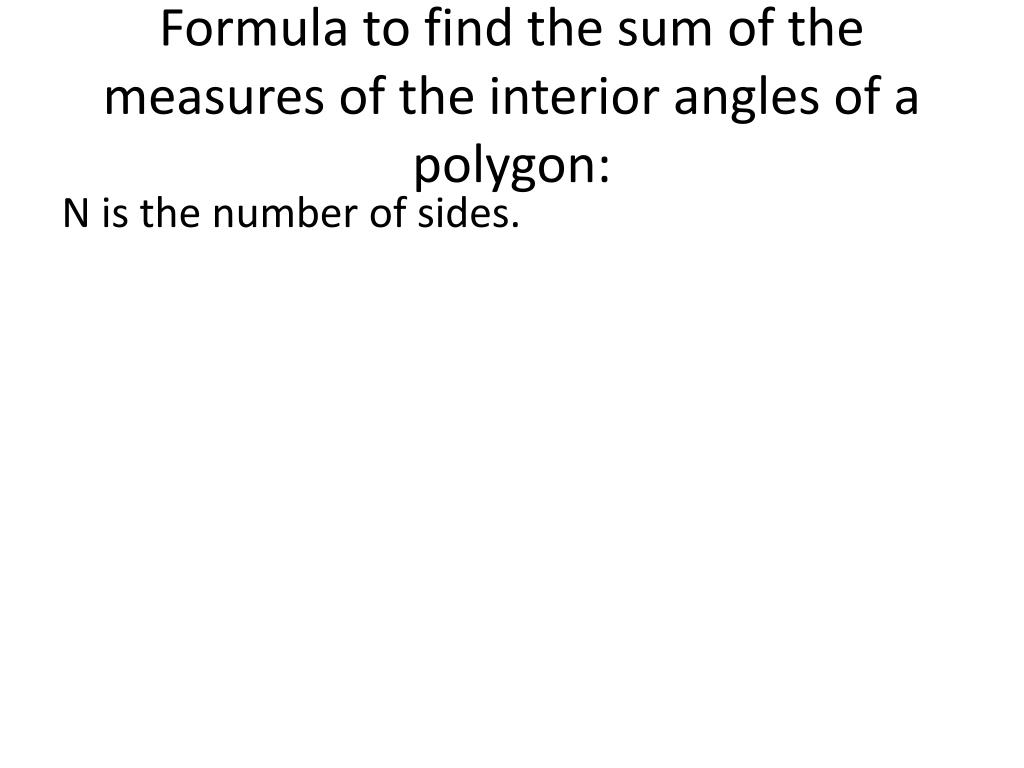Ppt Exterior Angles Of Polygons Powerpoint Presentation