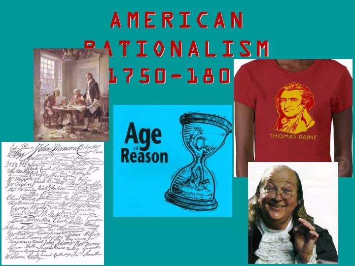 american rationalism 1750 1800 n.