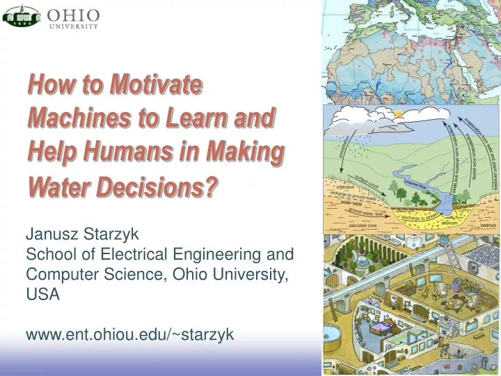 how to motivate machines to learn and help humans in making water decisions n.