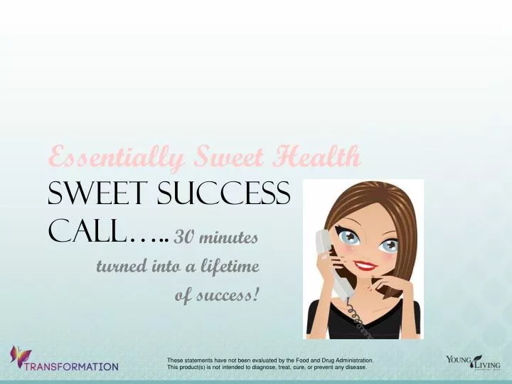 essentially sweet health sweet success call n.