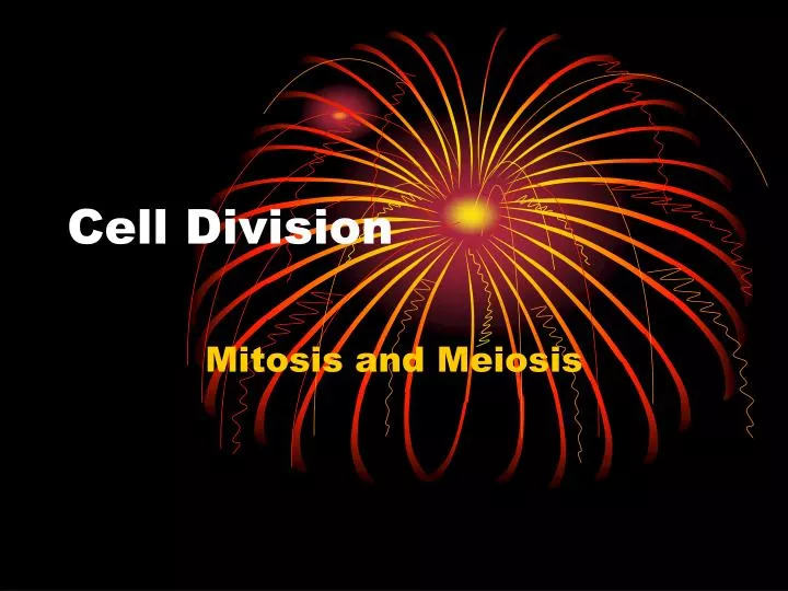 Cell Division Ppt Template Free Download