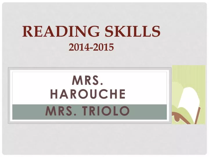 reading skills 2014 2015 n.