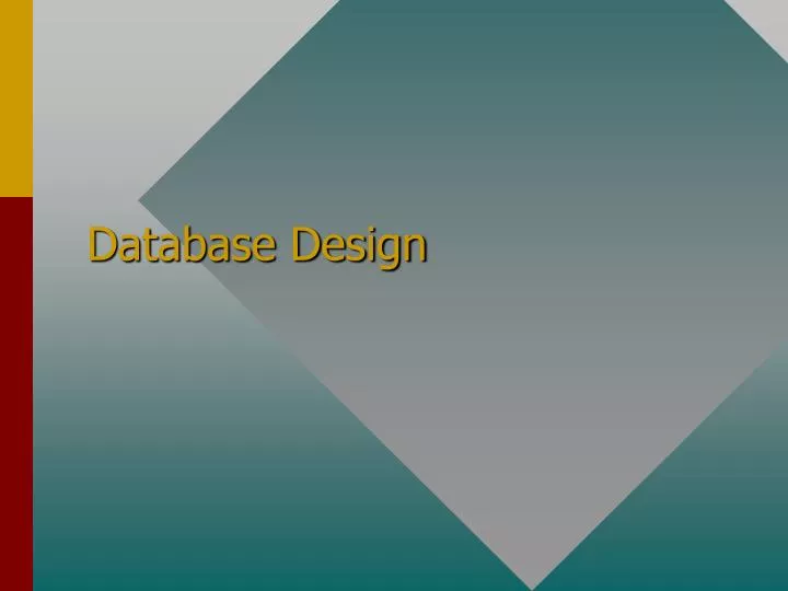 database design n.