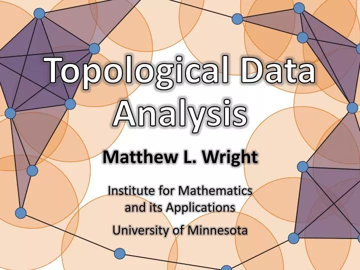 topological data analysis n.