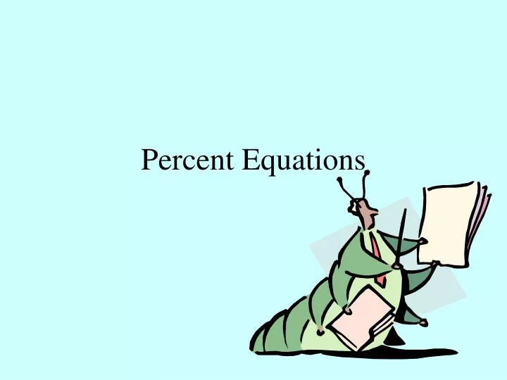 percent equations n.
