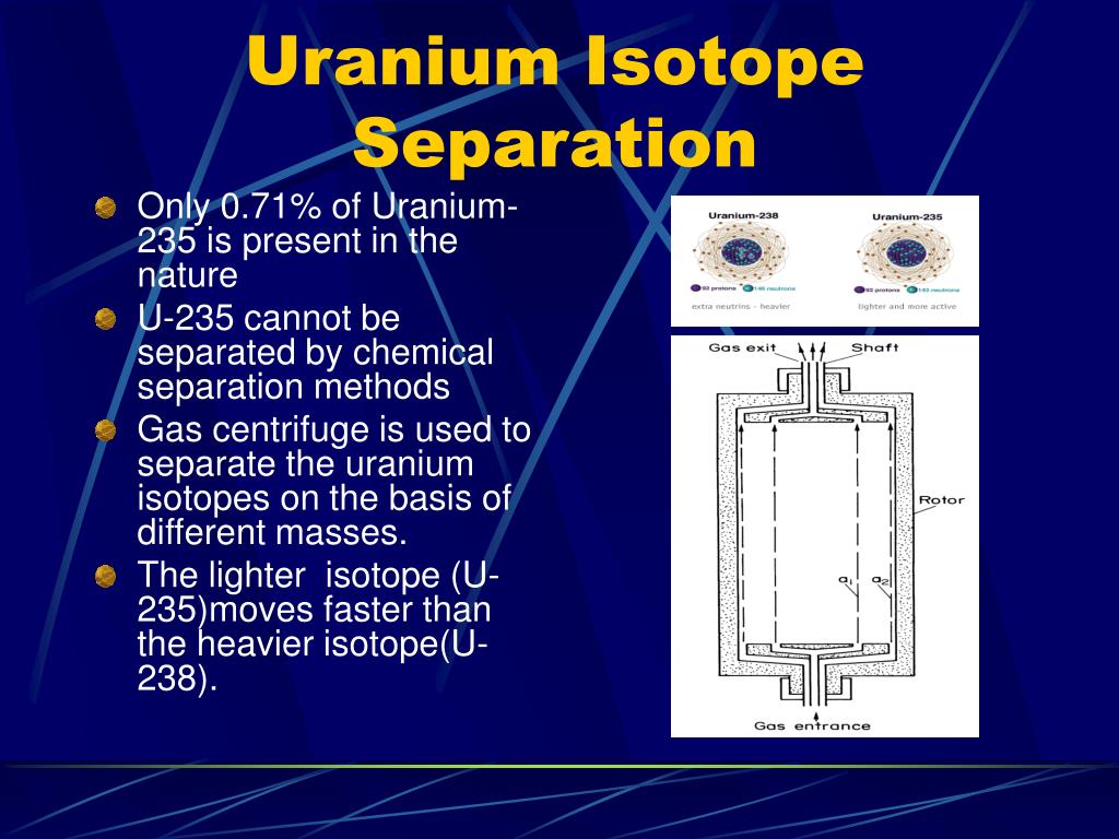 PPT - Centrifugation (Isotope Separation) PowerPoint Presentation, free download - ID:5758708