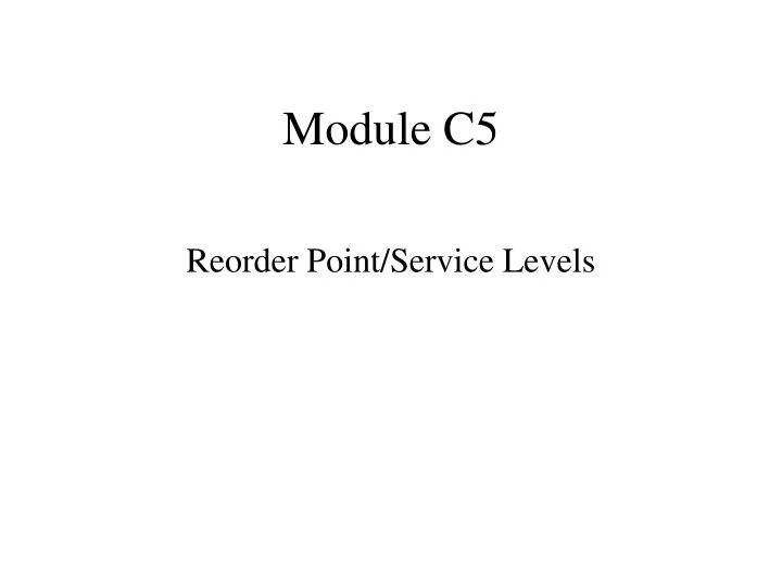 module c5 n.
