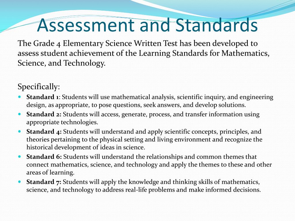 PPT  PS/IS 266 New York State Science Exam Grade 4 Kerry Rama