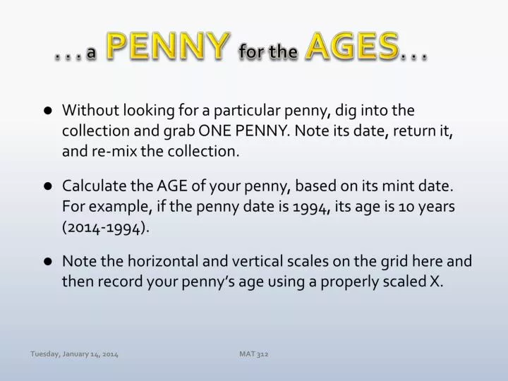 a penny for the ages n.