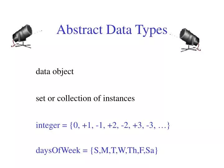 abstract data types n.