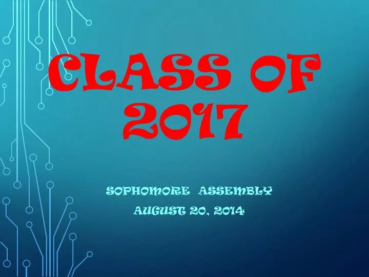 class of 2017 n.