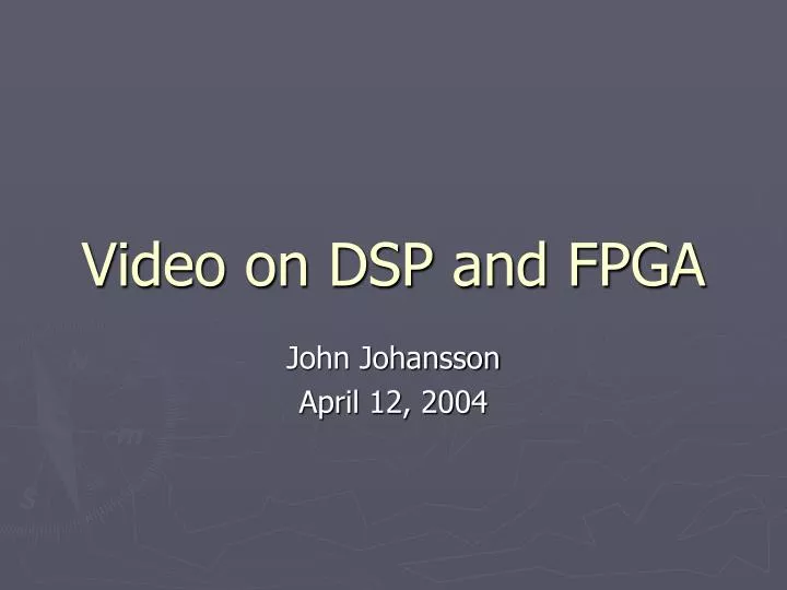 video on dsp and fpga n.
