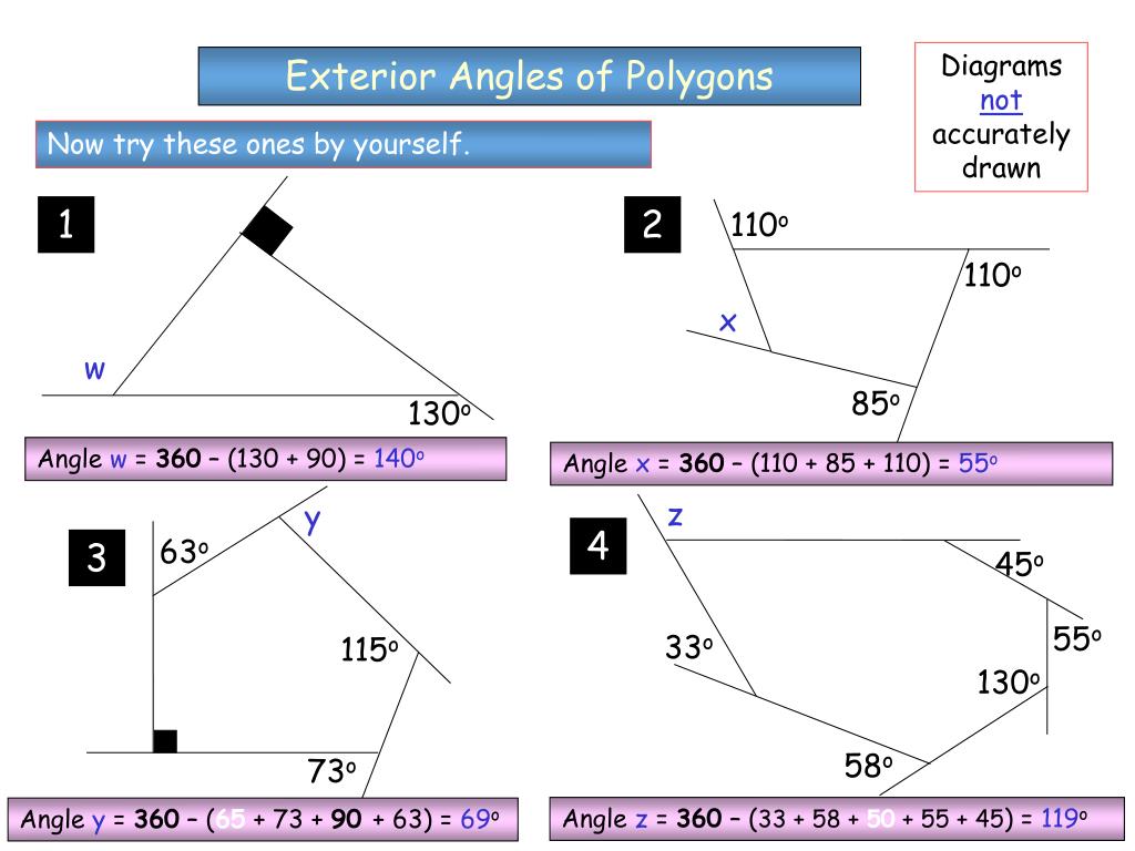 PPT Exterior Angles of Polygons PowerPoint Presentation, free