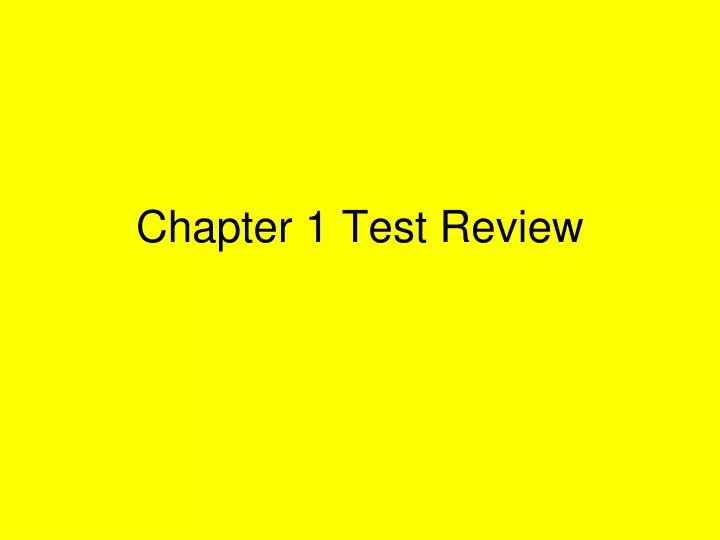 chapter 1 test review n.