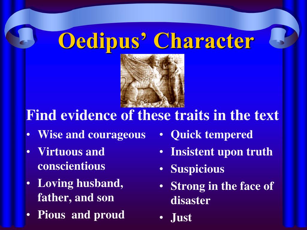 oedipus the king characters