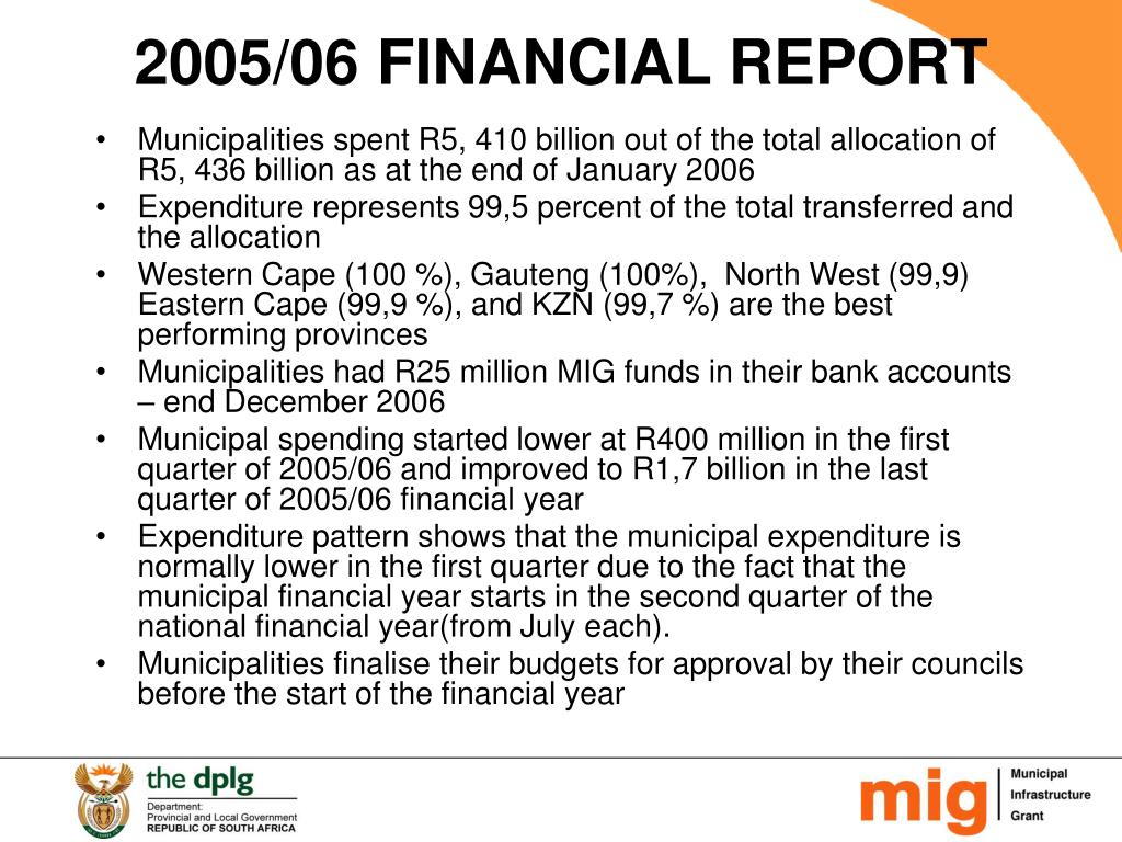 2005 financial report