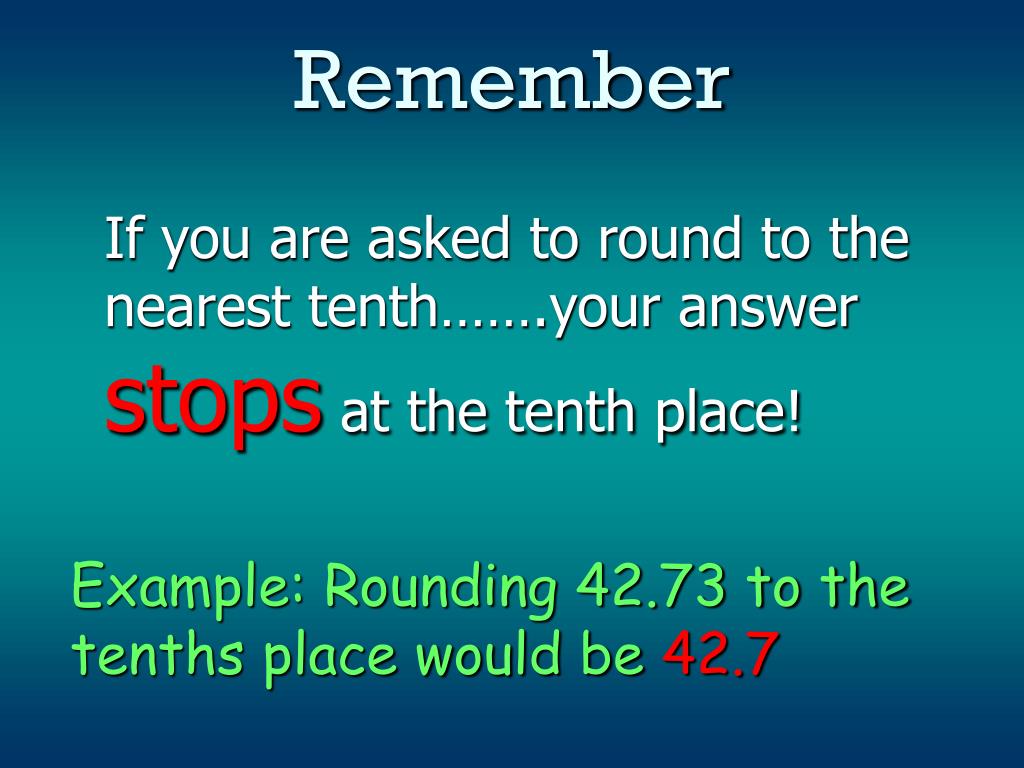 Rounding Off Decimals January 8, ppt download