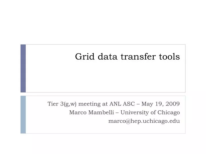 grid data transfer tools n.