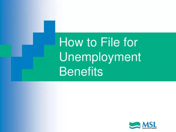 PPT - How To File For Unemployment Benefits PowerPoint Presentation ...