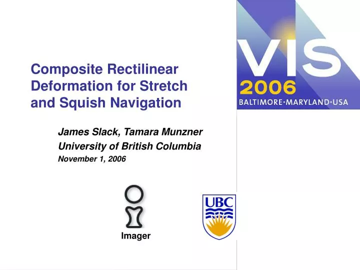 composite rectilinear deformation for stretch and squish navigation n.