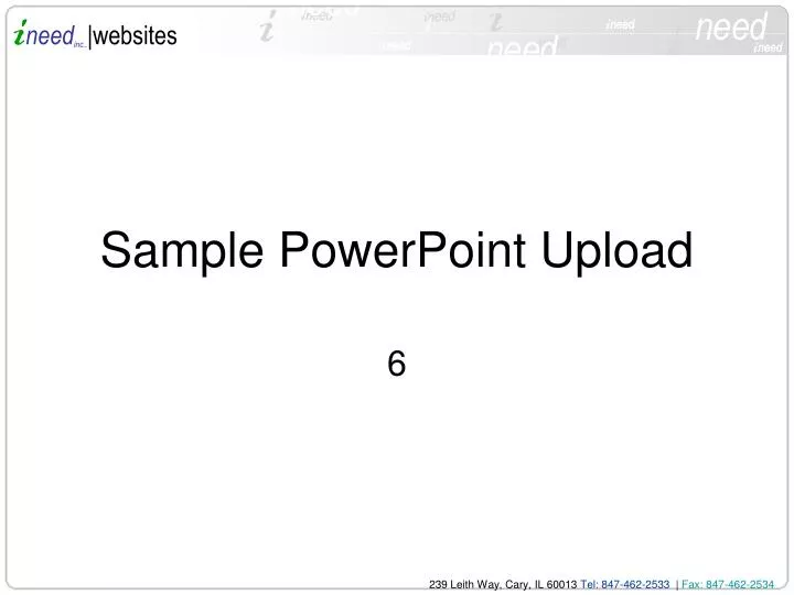 sample powerpoint upload n.