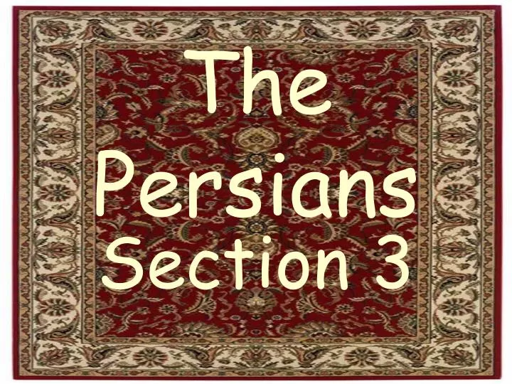 the persians n.