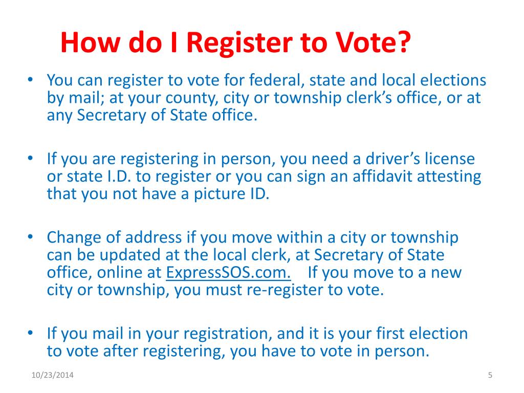 How To Register To Vote Online In Michigan Before The Next Election