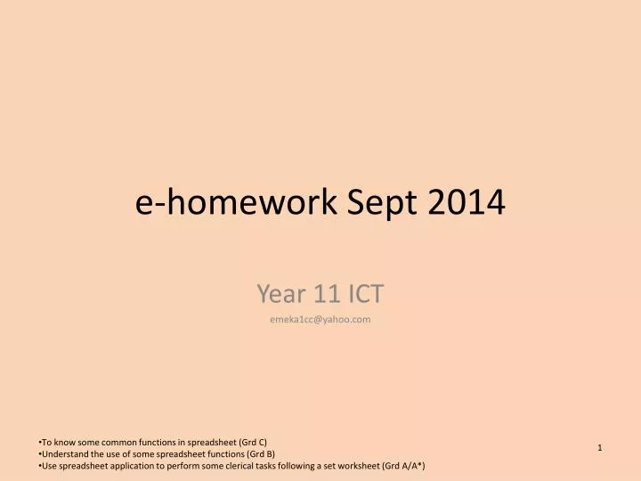 e homework sept 2014 n.