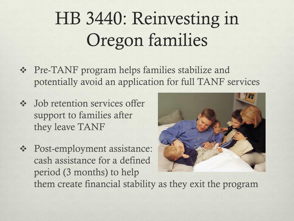 PPT Oregon TANF Alliance Strengthening Families, Protecting Children