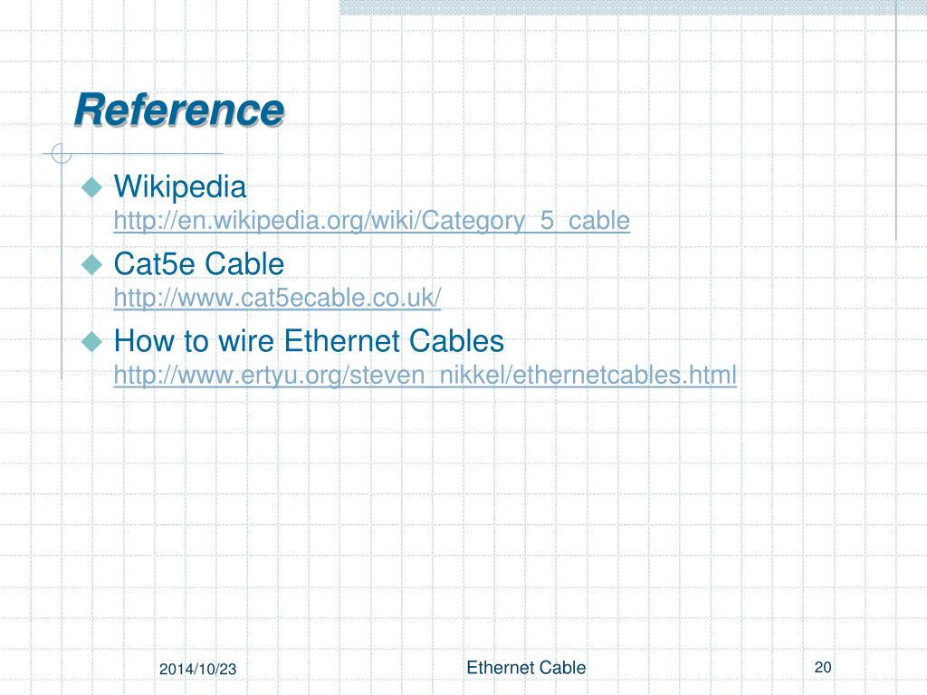PPT - Ethernet Cable PowerPoint Presentation, free download - ID:5763197