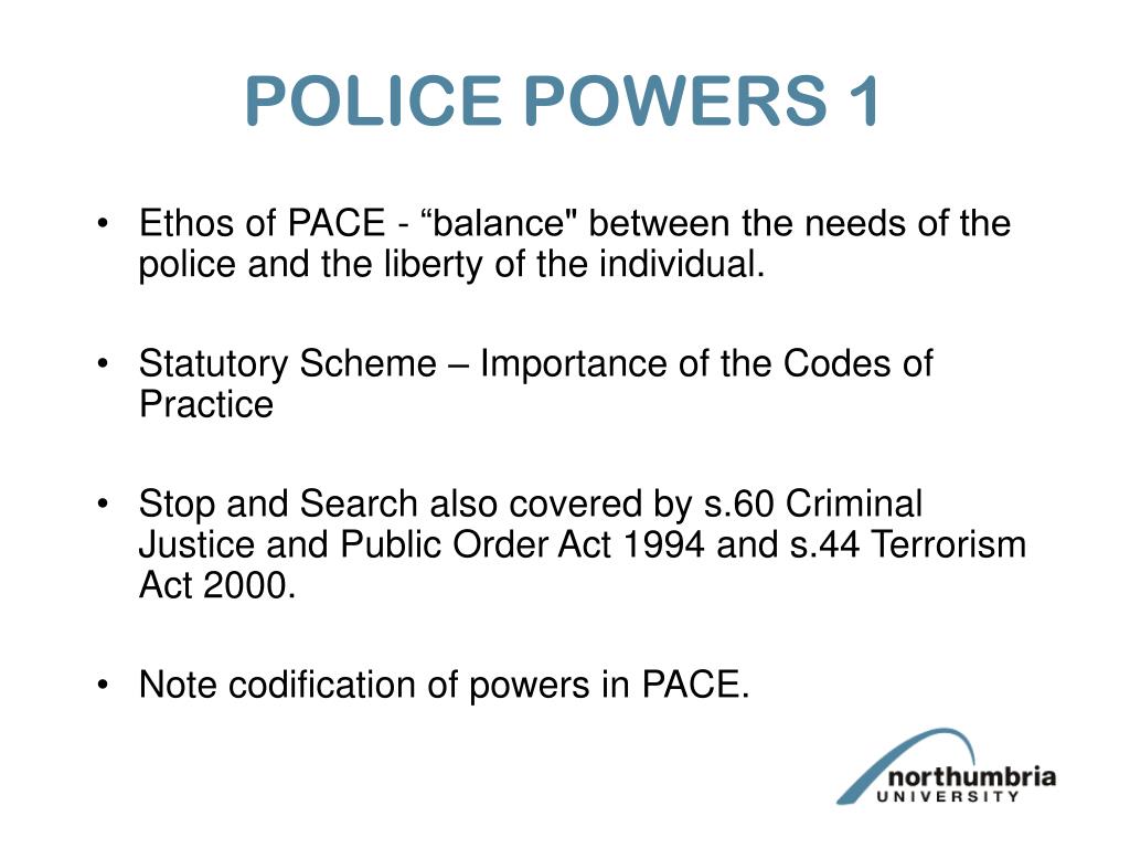 police powers assignment 1