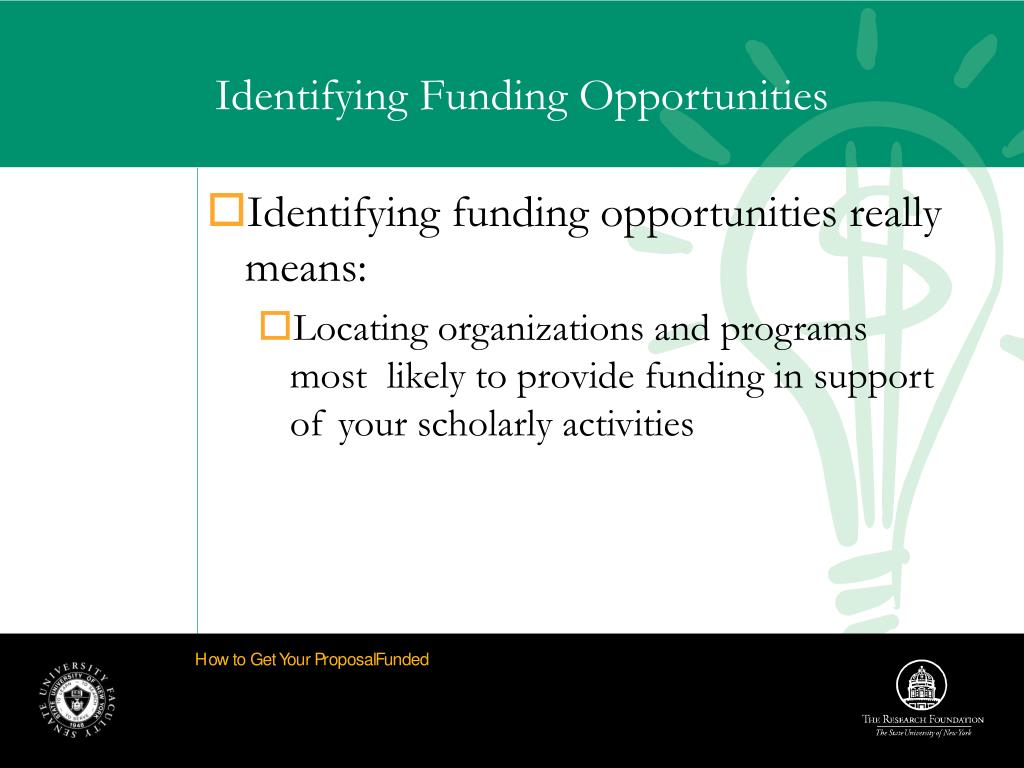 thesis funding opportunities