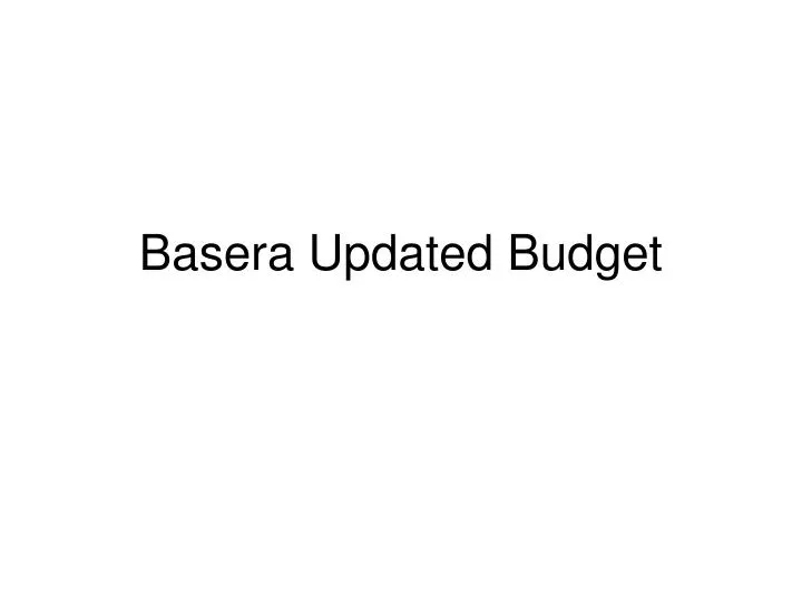 basera updated budget n.