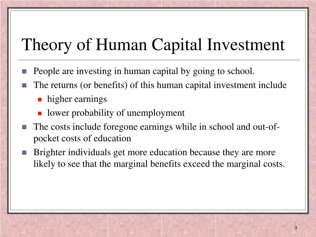 PPT Human Capital Investment PowerPoint Presentation