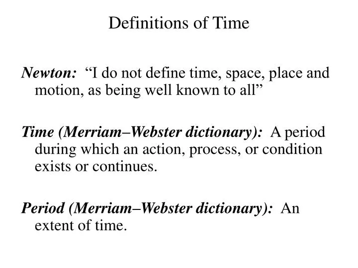 definitions of time n.