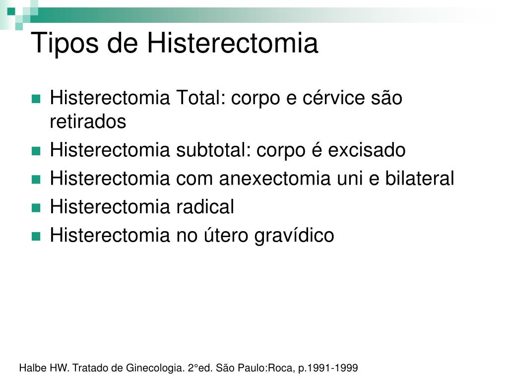tipos de histerectomia 1 2 3 tipos de histerectomia 1 2 3