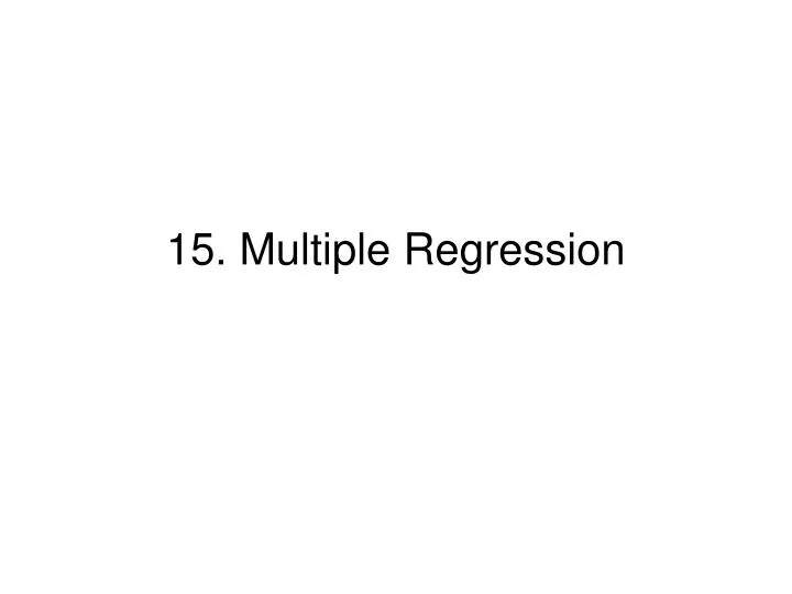 15 multiple regression n.